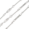 304 Stainless Steel Horse Eye Link Chains CHS-H117-04P-1