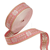 10 Yards Vintage Jacquard Polyester Ribbons OCOR-GA0002-95A-1