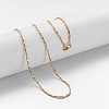 Brass Chain Necklaces MAK-F013-01G-1