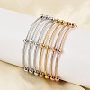 Fashion 201 Stainless Steel Bangle Sets X-BJEW-L664-023C-M-1-5