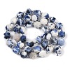 Natural Sodalite Beads Strands G-O201B-112F-4