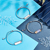 DIY Blank Rectangle Link Bracelet Making Kit DIY-BC0005-53-5