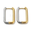 Two Tone 304 Stainless Steel Hoop Earrings EJEW-K257-02A-GP-1