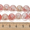 Cherry Quartz Glass Beads Strands G-P536-A15-01-5