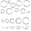 10Pcs 5 Styles Brass Open Jump Rings KK-TA0008-84P-1