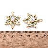Alloy with ABS Imitation Pearl & Crystal Rhinestone & Acrylic Pendants PALLOY-Q466-04G-03-3