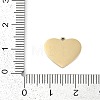 304 Stainless Steel Charms STAS-I325-136D-G-3