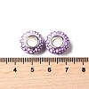 Opaque Resin European Beads RESI-C055-01-4