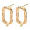 SHEGRACE Brass Earring Stud Earring Findings XGRQ6M319-910G-1