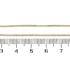 Brass Box Chain Necklaces for Women X-NJEW-D302-42G-5