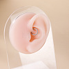 F136 Titanium Alloy Micro Pave Clear Cubic Zirconia Cartilage Earrings WG72C09-03-1-4