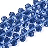 Transparent Glass Beads Strands GLAA-Q116-01A-B14-1
