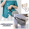 3Pcs 3 Colors Iron Flat Snake Chain Bag Straps FIND-BT0001-27-8