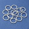 Brass Open Jump Rings KK-M165-9mm-01S-RS-1