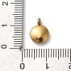 304 Stainless Steel Black Enamel Charms STAS-R009-01G-J-3