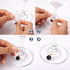 24Pcs 24 Style Alloy Enamel Wine Glass Charms AJEW-TAC00005-6