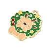 Christmas Alloy Enamel Pendants AL-CBA5CD4-02G-02-2
