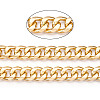 Aluminum Faceted Curb Chains CHA-N003-22KCG-2
