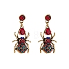 Alloy and Glass Rhinestone Stud Earrings PW-WG70B2C-01-1