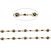 Handmade Brass Oval with Evil Eye Link Chains CHC-M022-02-2