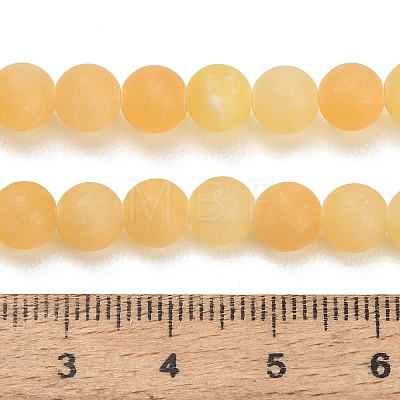 Natural Yellow Calcite Beads Strands GG-CBAA3AB-01-6mm-1