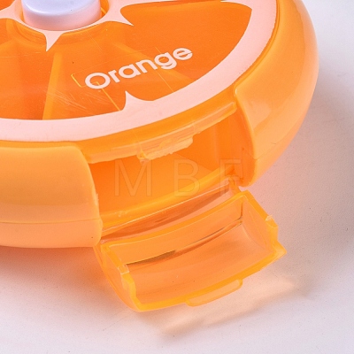 Plastic Pill Boxes CON-WH0069-85A-1