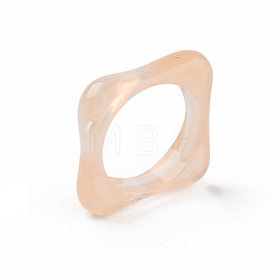 Imitation Jelly Style Resin Finger Rings RJEW-S046-001-C01-1