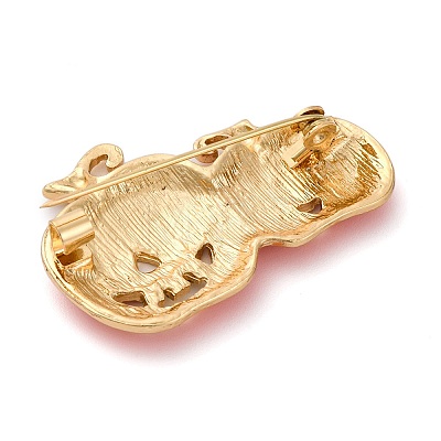 Zinc Alloy Crystal Rhinestone Brooch JEWB-I033-02C-1