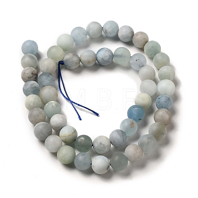Natural Aquamarine Beads Strands G-I349-01C-1