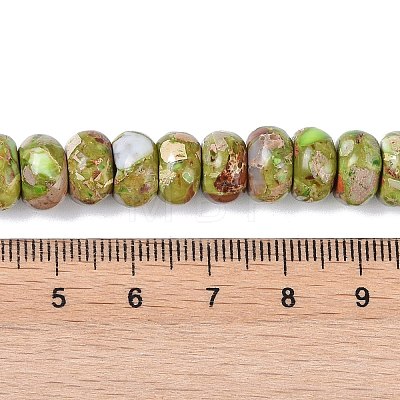 Dyed Synthetic Imperial Jasper Beads Strands G-P529-E01-A04-1