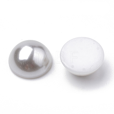 Eco-Friendly Plastic Imitation Pearl Cabochons MACR-T012-16mm-04-1