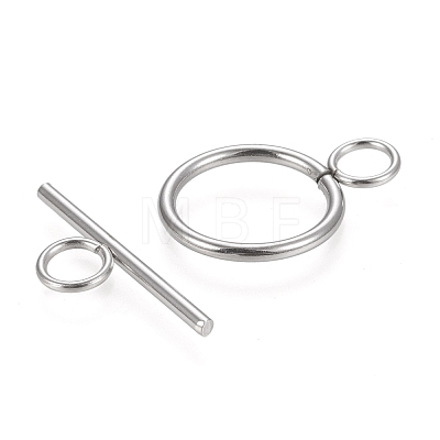 304 Stainless Steel Toggle Clasps STAS-F251-01P-1