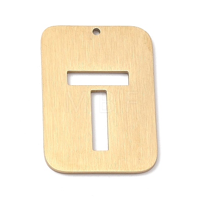 Ion Plating(IP) 304 Stainless Steel Pendants STAS-K216-49T-G-1