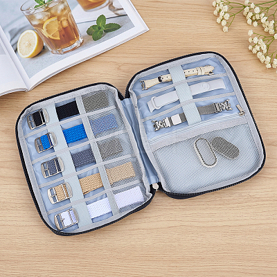 1Pc Potatble Nylon Jewelry Organizer Zipper Bags AJEW-MA0001-64A-1