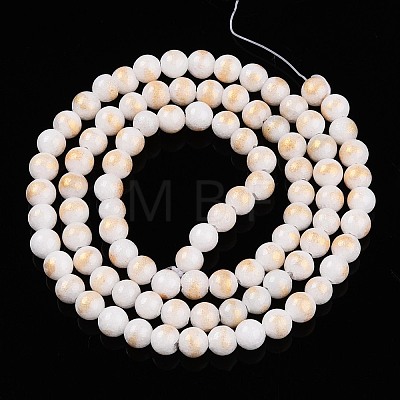 Natural Mashan Jade Beads Strands G-A255-A01-04H-1