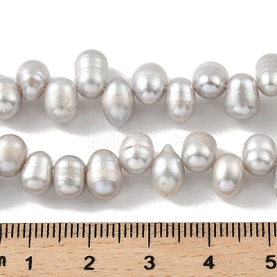 Dyed Natural Cultured Freshwater Pearl Beads Strands PEAR-A006-28B-1