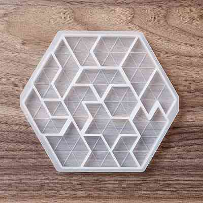 DIY Tangram Pieces Display Decoration Silicone Molds DIY-G067-05E-1