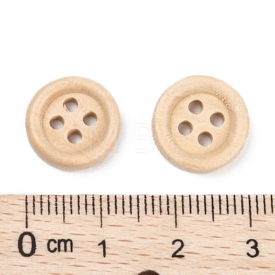 Natural Round 4 Hole Buttons X-NNA0VFH-1