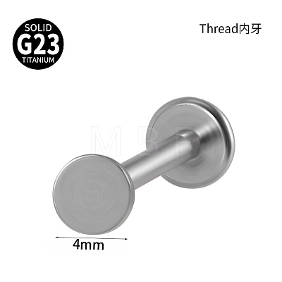 G23 Titanium 17 Gauge Threadless Labrets WGEEA58-04-1