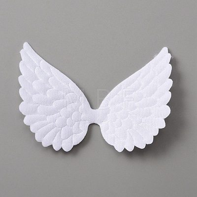 Cloth Embossed Wing Ornament Accessories FIND-WH0037-27B-1