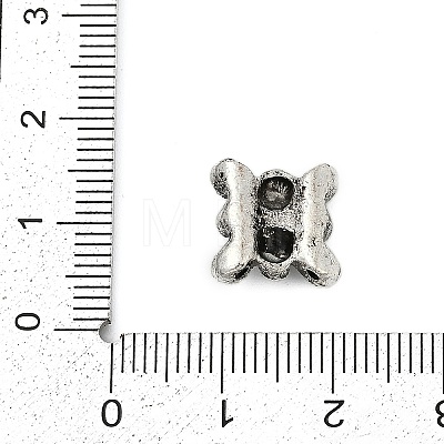 Alloy Rhinestone Beads FIND-A049-04AS-01-1