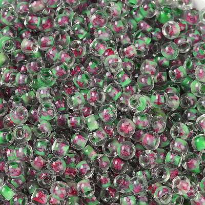 Transparent Inside Colours Glass Seed Beads X1-SEED-A032-04U-1