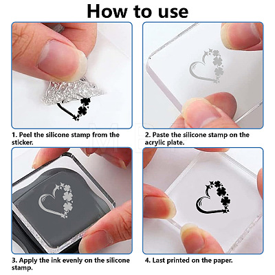 PVC Plastic Clear Stamps DIY-WH0439-0293-1