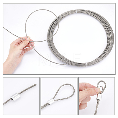 304 Stainless Steel Wire & Wire Guardian and Protectors DIY-UN0006-13-1