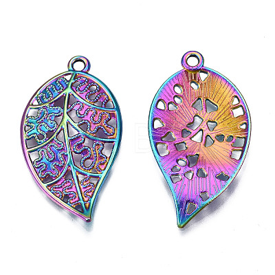 Rainbow Color Alloy Pendants PALLOY-N156-149-NR-1