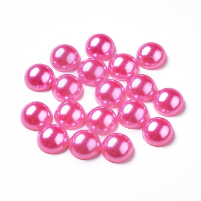 ABS Plastic Imitation Pearl Cabochons SACR-S738-12mm-Z6-1