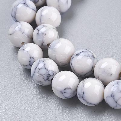 Synthetic Turquoise Beads Strands X-TURQ-H038-8mm-XXS01-1