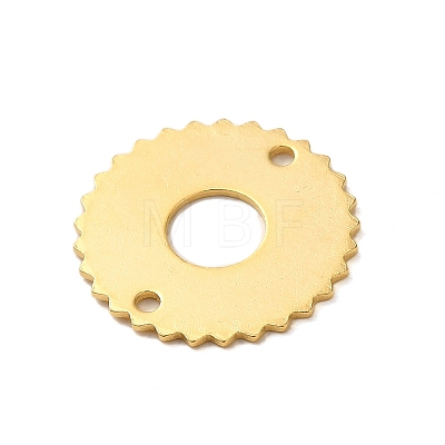 Brass Connector Charms KK-P259-10G-1