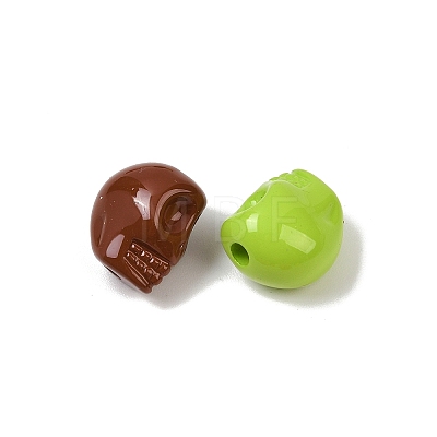 Baking Paint Acrylic Beads OACR-F014-01A-1