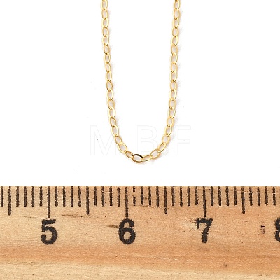 925 Sterling Silver Cable Chains Necklace for Women STER-I021-05G-1